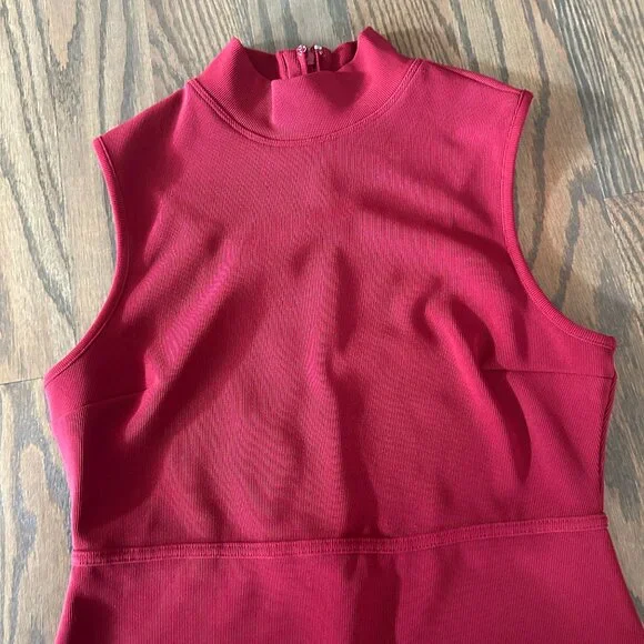 Express Bodycon Mockneck Sleeveless Dress Size M - Picture 2 of 4